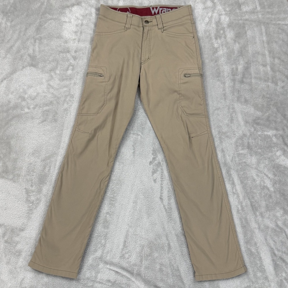 Wrangler Pants Mens 38x30 ATG Khaki All Terrain Gear Articulated Knees Hiking‎